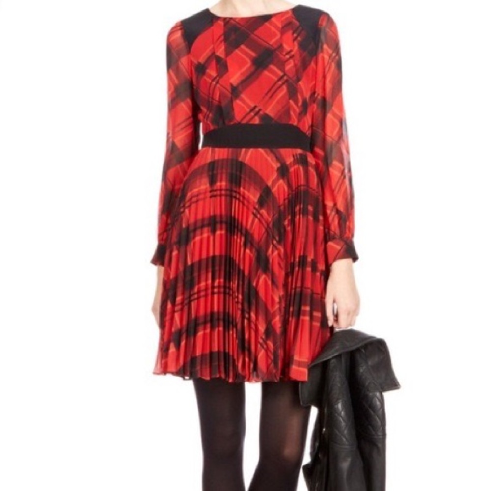 Karen Millen Tartan Plaid Dress